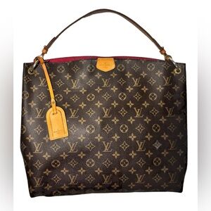 Louis Vuitton Graceful MM Monogram Peony Authentic